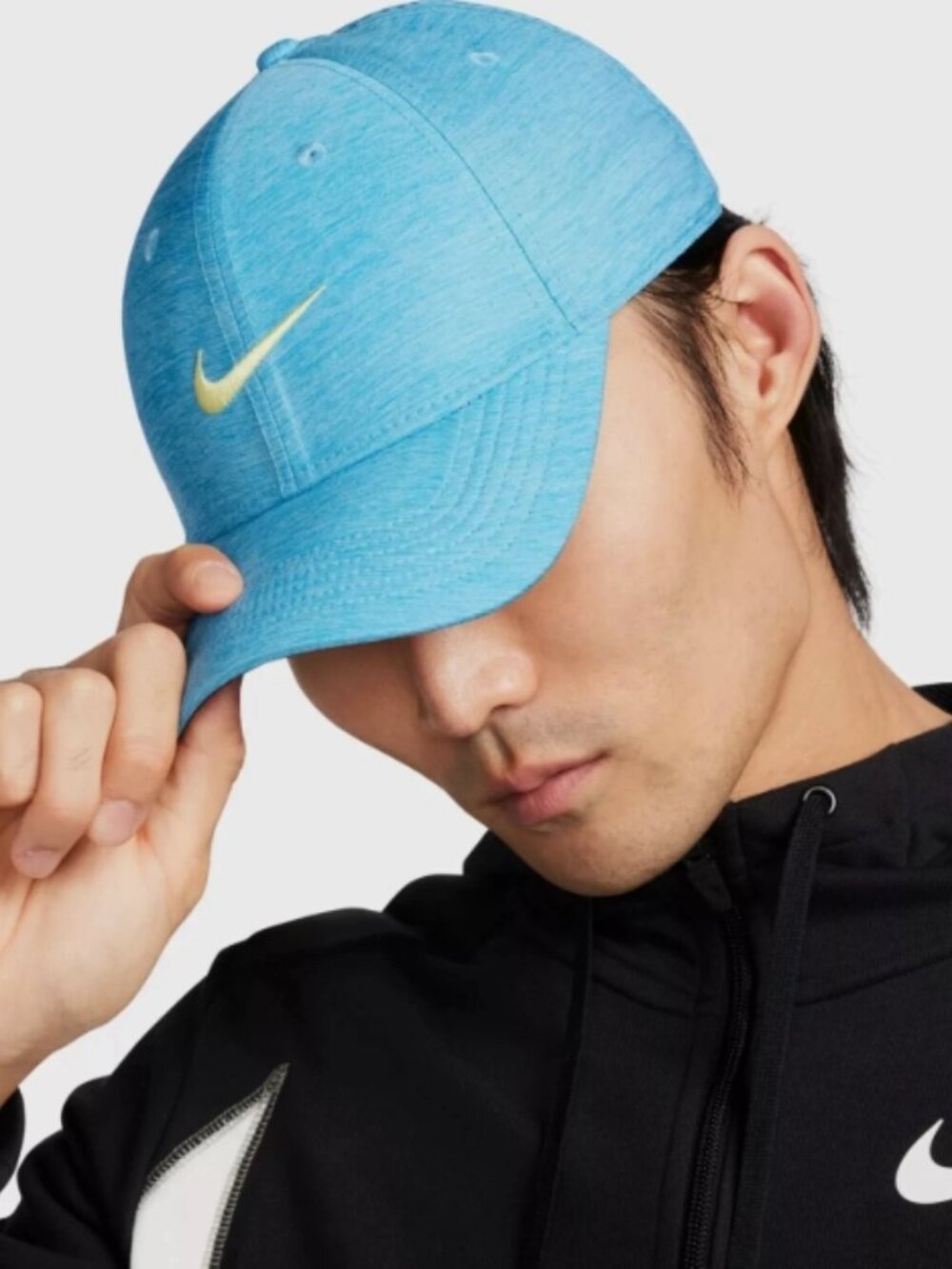 Nike Men's Dri-FIT Structured Heathered Golf Cap (Blue) Size Medium/Large